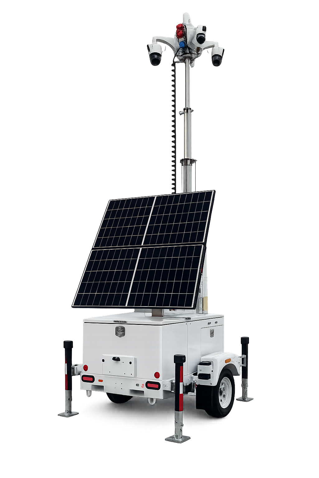 SG-008 Solar Trailer - Rear View